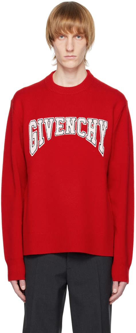 red givenchy sweater